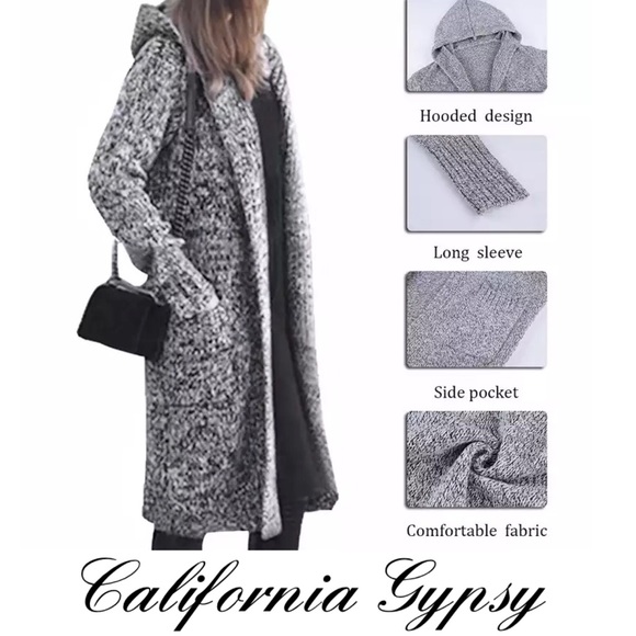 Cardigan Boho Knit pocket Sweater - Picture 4 of 8